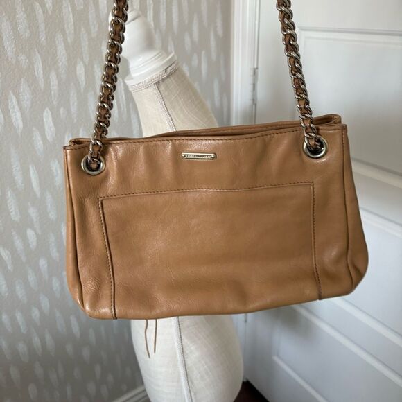 Rebecca Minkoff Tan Leather Shoulder Bag - Picture 2 of 10